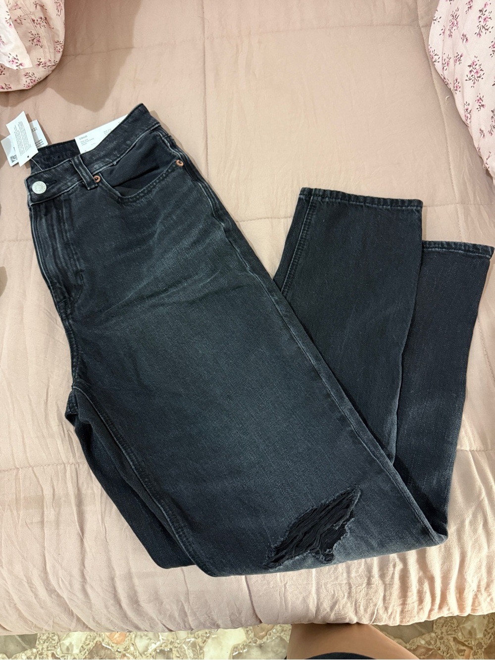 American Eagle Mom jeans strigid
